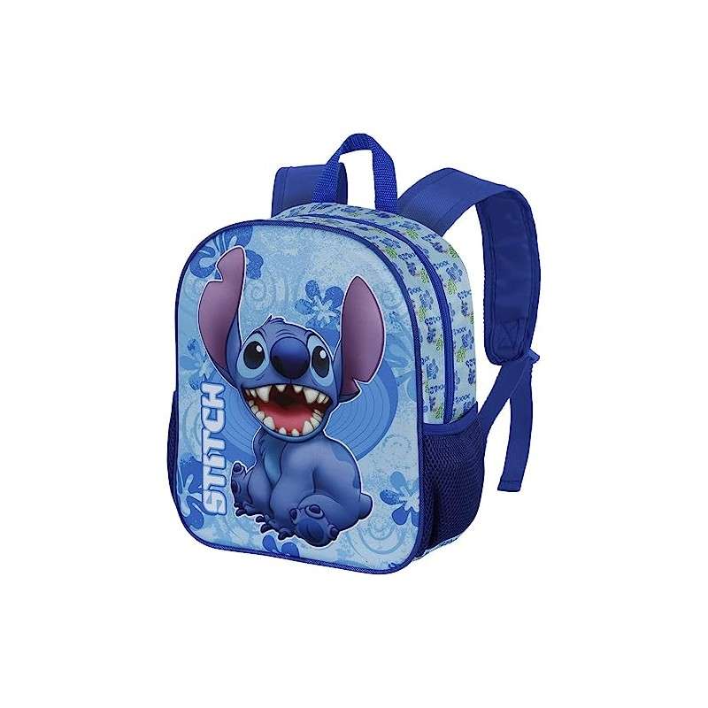 Mochila 3D Lilo y Stitch 31x27x11cm.