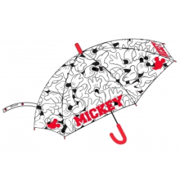 Paraguas Automatico Mickey Disney Transparente 48cm.