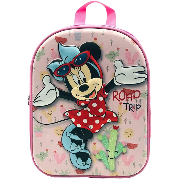 Mochila Minnie Disney Con Luz Leds 3D24x32x9cm.