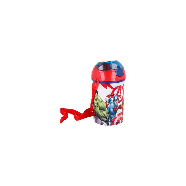 BOTELLA AVENGERS CON CUERDA 450ML