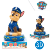 Lampara De Noche Figura 3D Patrulla Canina 25cm.