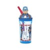 Vaso figura 3D Capitan America Marvel 360ml