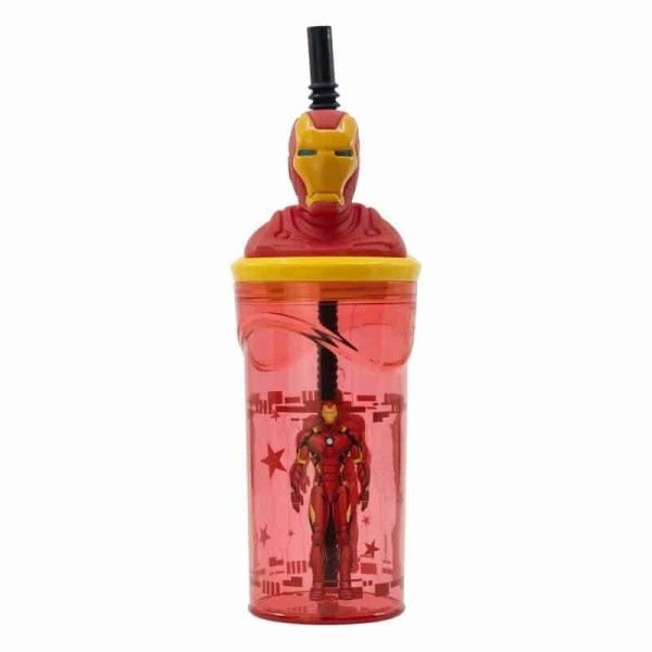 Vaso figura 3D Iron Man Marvel 360ml