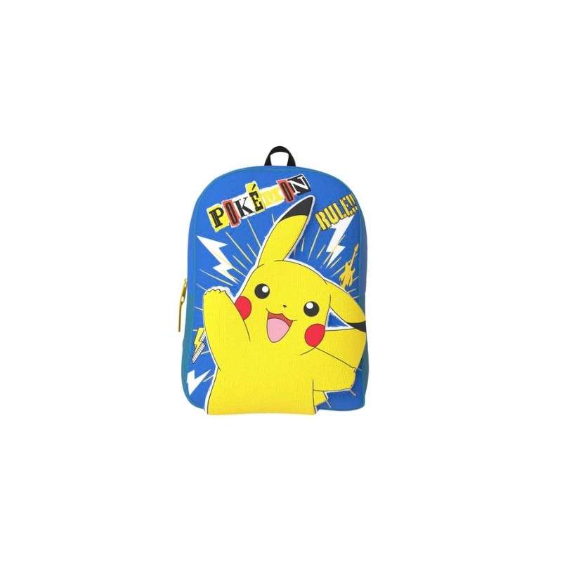 Mochila 3D Eva Pikachu Pokemon 24x10x30cm.