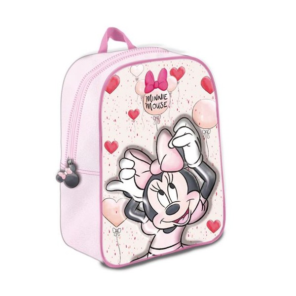 Mochila 3D Minnie Disney 24x29x9.5cm.