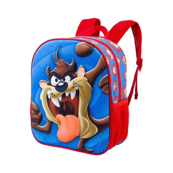 Mochila 3D Looney Tunes Tasmania 31x27x11cm.