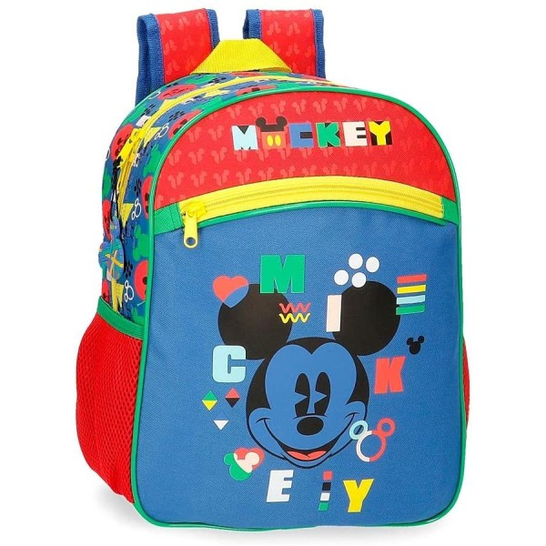 Mochila Mickey Disney 27x33x11cm.