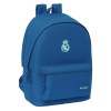 Mochila Doble Para Portatil 15,6+Usb Real Madrid Chica Azul 31X44X18Cm