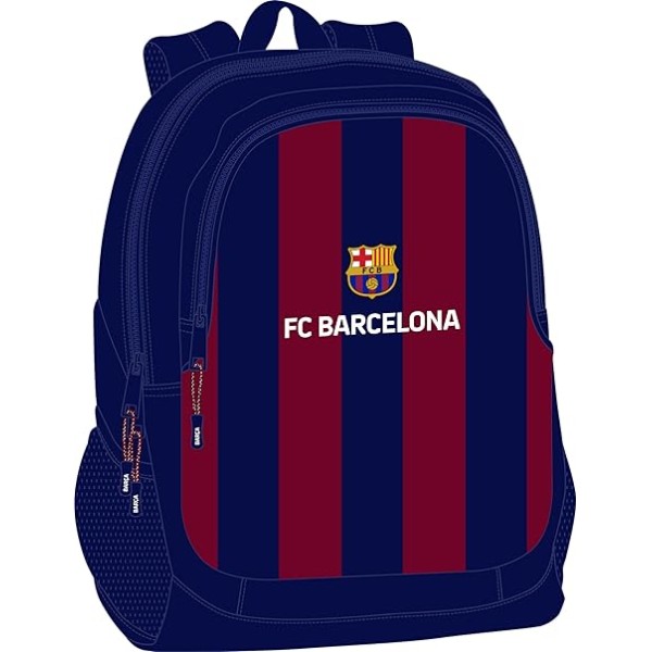 Mochila Adapt.Carro F.C.Barcelona 32X16X44Cm