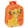 Mochila Guarderia 3D Bolsillo Red El Rey Leon 22X10X27Cm