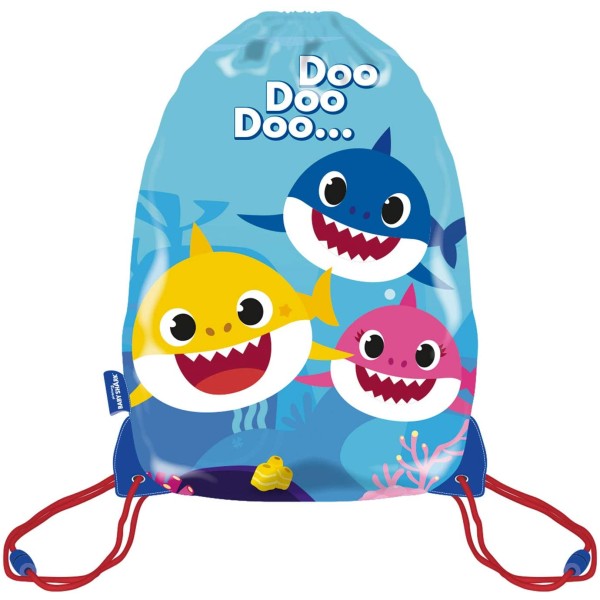 Saco Mochila Baby Shark 33x44cm.