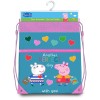 Saco Mochila Peppa Pig 40x30cm.