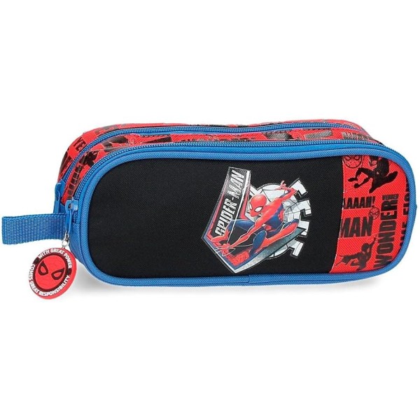 Portatodo Doble Spiderman Marvel 23x9x7cm.