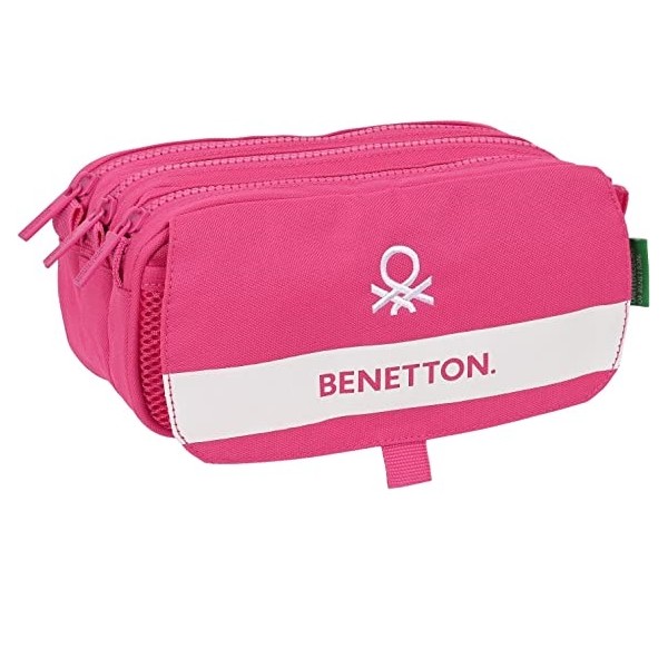 Portatodo Triple Big Benetton Raspberry 21.5X8X10 Cm