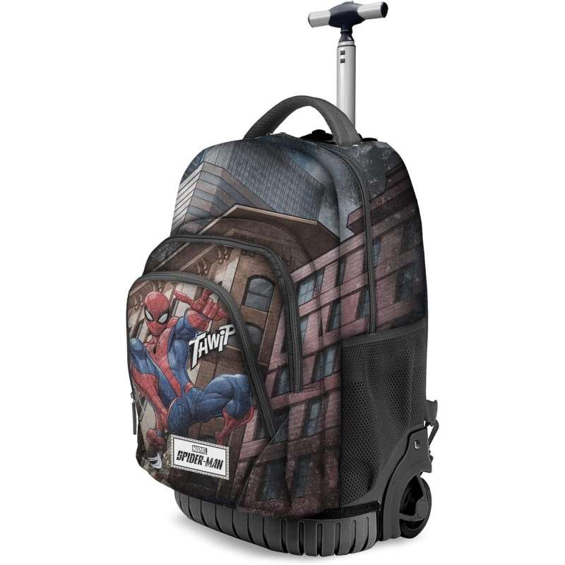 Mochila Trolley Spiderman Marvel 27x32x47cm.