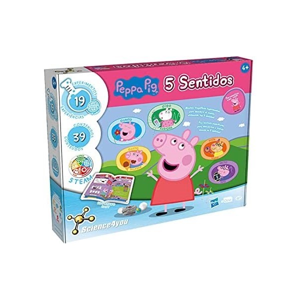 5 Sentidos, Juego para 4+ años, Serie Peppa Pig