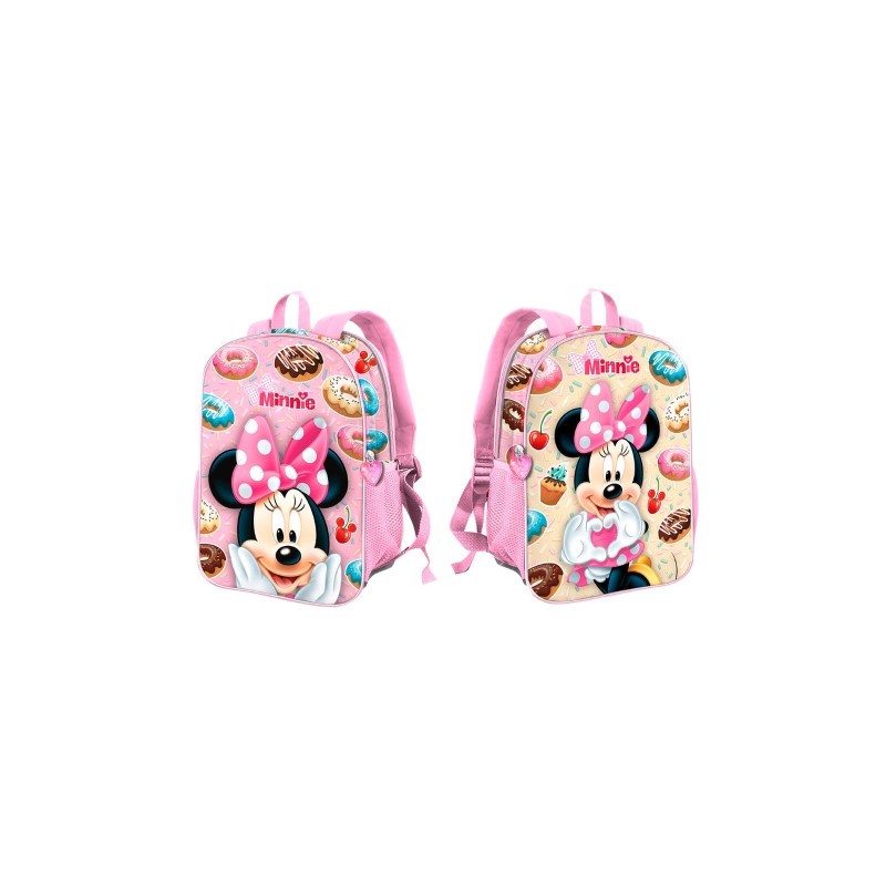 Mochila 3D Dual Minnie Disney Sweet 32x25x12cm.