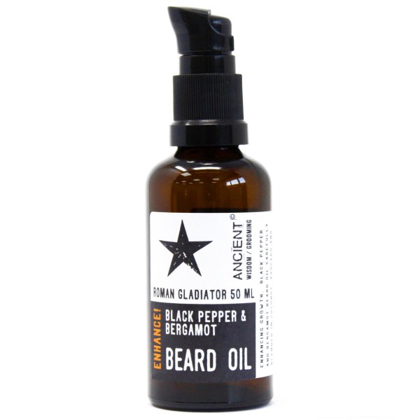 50ml Aceite para la barba - Gladiador Romano - Mejora!