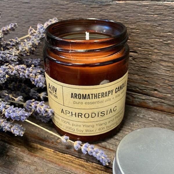 Vela para Aromaterapia - Afrodisiaco