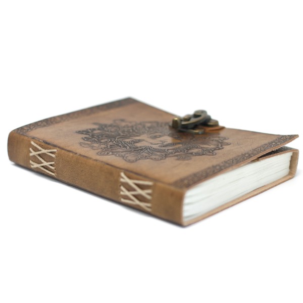 Leather Greenman Notebook