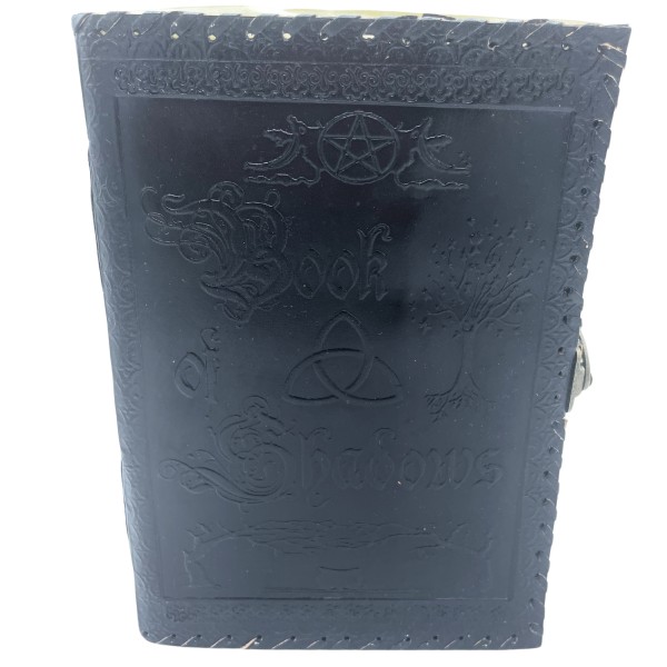 Cuaderno Grande de las Sombras - Negro con Bordes Desgastados