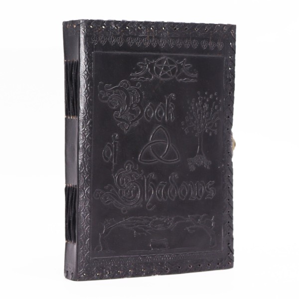 Cuaderno Grande de las Sombras - Negro con Bordes Desgastados