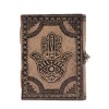 Cuaderno Esotérico Hamsa - Vintage con Borde de Costura