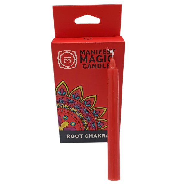 Velas Mágicas Manifest (pack de 12) - Rojas - Chakra Raíz