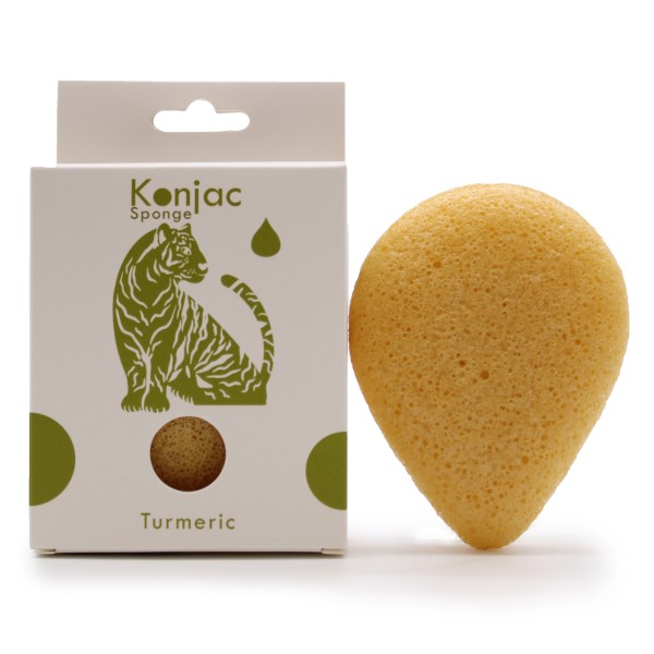 Esponja Facial Konjac - Cúrcuma - Antiarrugas