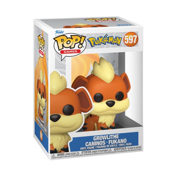 Funko pop pokemon growlithe 74229