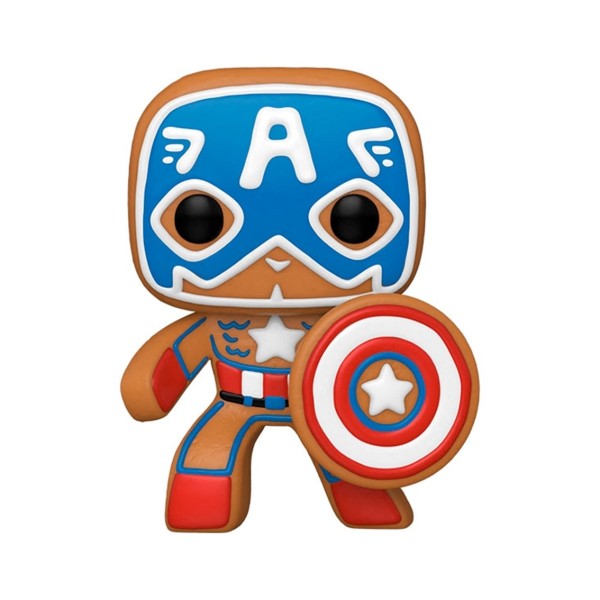 Funko pop marvel navidad galleta jengibre capitan america 50657