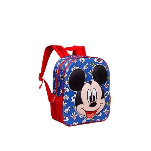 Mochila 3D Mickey Disney 31x27x11cm.