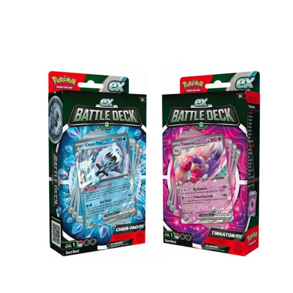 Juego de cartas pokemon tcg ex battle deck español 1 unidad aleatoria