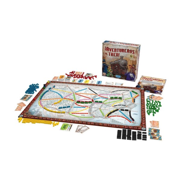 Juego de mesa aventureros al tren pegi 8