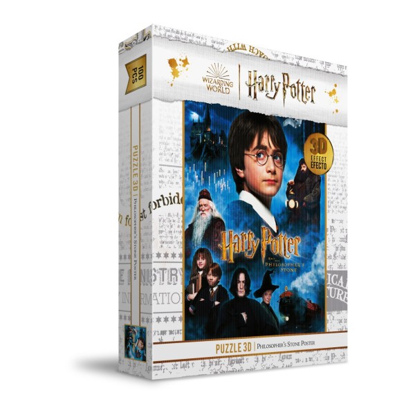 Puzle 100 efecto 3d poster piedra filosofal harry potter