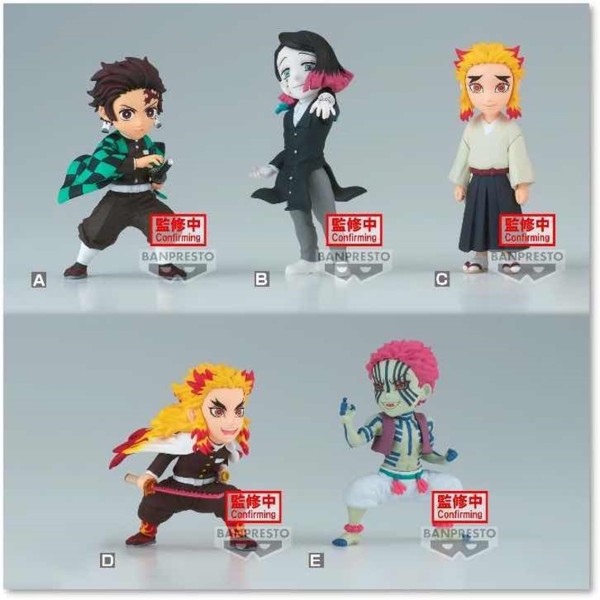 Figura banpresto kimetsu no yaiba world collectable 1 unidad aleatoria vol 8