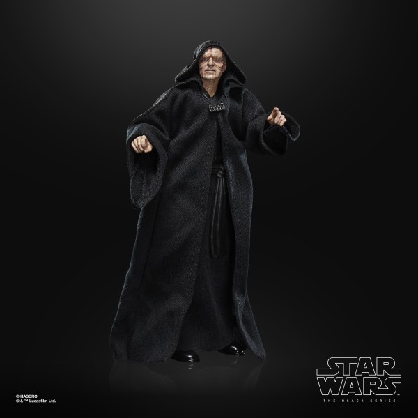 Figura hasbro star wars black series emprerador palpatine 15 cm