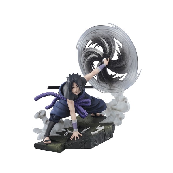 Figura tamashii nations figuarts zero extra battle naruto sasuke uchiha the light & dark of the mangekyo sharingan