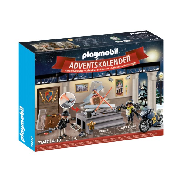 Calendario de adviento playmobil robo en el museo