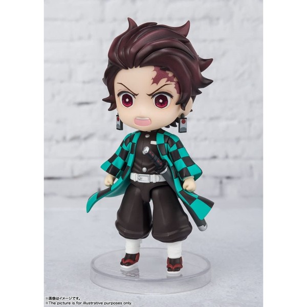 Figura tamashii nations kimetsu no yaiba demon slayer tanjiro kamado respiracion del agua figuarts mini