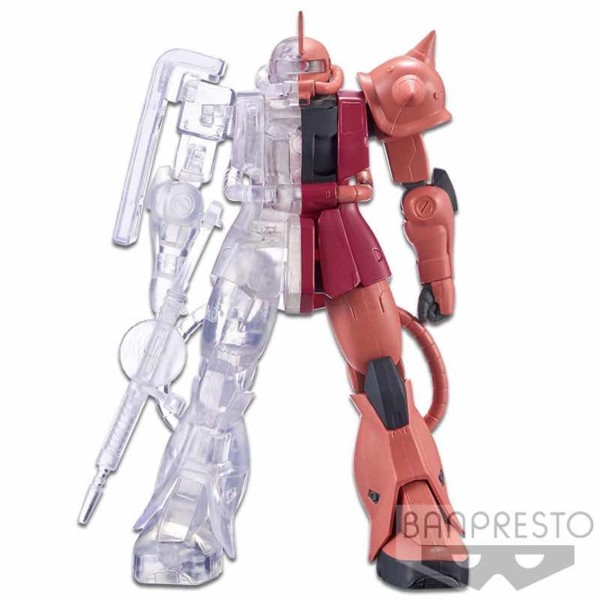 Figura banpresto zaku char's custom mobile suit gundam internal structure ver.a