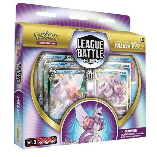 Juego de cartas pokemon tcg baraja de combate de liga palkia vmax español