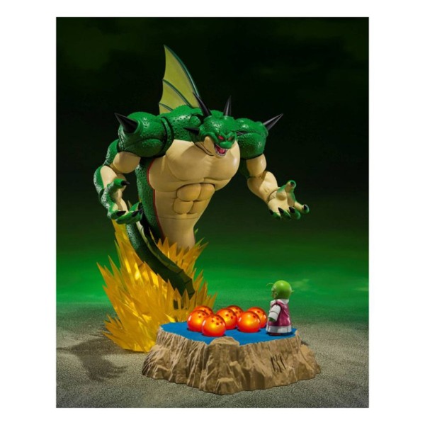 Figura tamashii nations dragon ball z porunga & dende come forth genuine shenron!! s.h. figuarts bandai