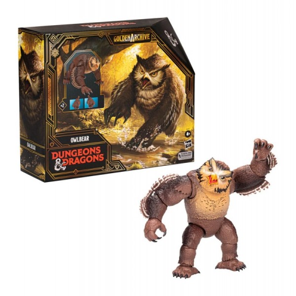 Figura hasbro dicelings dungeons & dragons golden archive owlbear