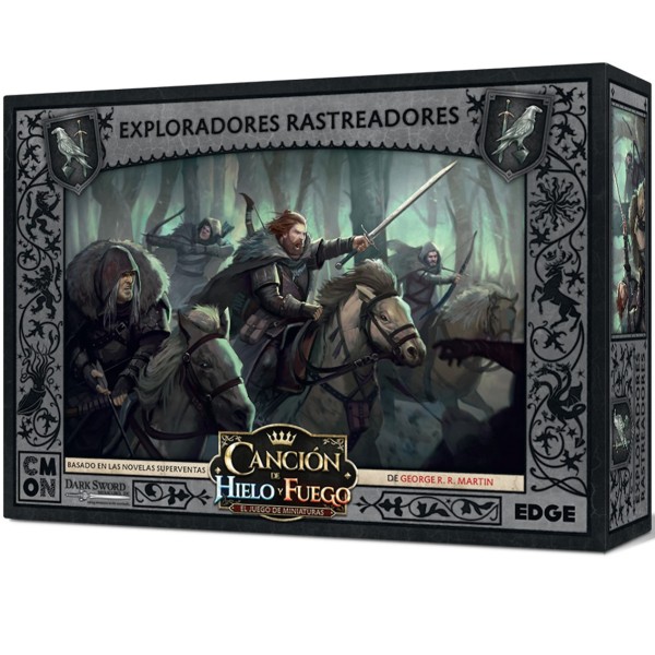 Juego de mesa asmodee cancion de hielo y fuego: exploradores rastreadores pegi 14