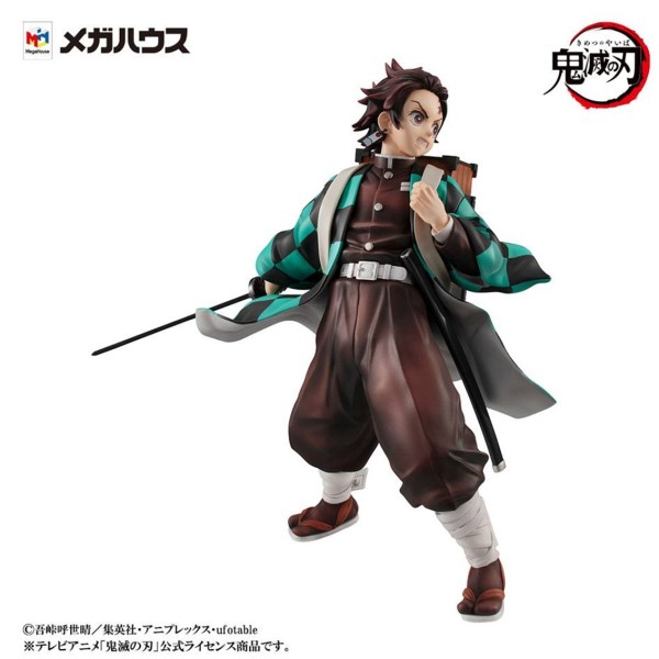 Figura megahouse serie g.e.m. demon slayer kimetsu no yaiba kamado brother & sis