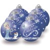 PACK DE 6 BOLAS NAVIDAD DE 8CM EN CAJA FROZEN ll DISNEY