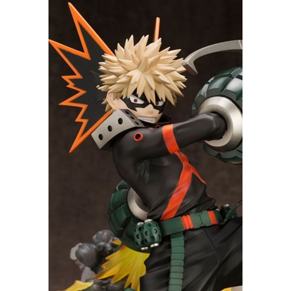 Figura kotobukiya my hero academia artfxj katsuki bakugo ver 2 bonus edition pvc escala 1 - 8 26 cm