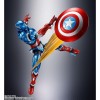 Figura tamashii nations marvel tech on avengers sh figuarts capitan america