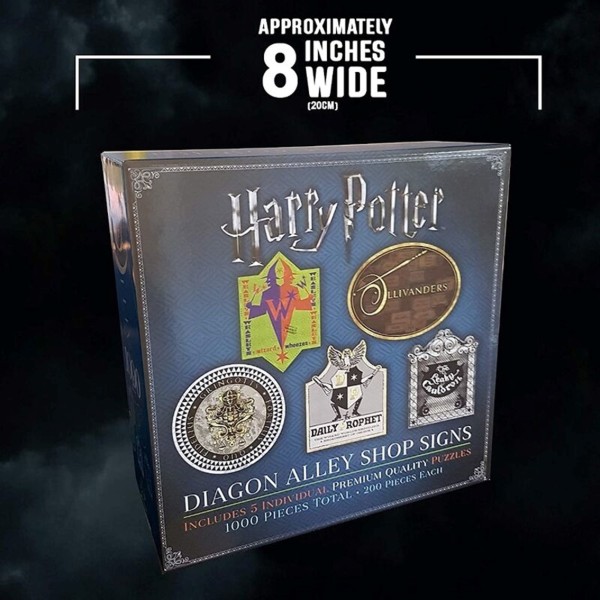 Puzzle the noble collection harry potter callejon diagon simbolos & logos tiendas 1000 piezas